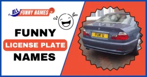 Funny License Plate Names