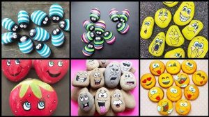 funny rock painting ideas