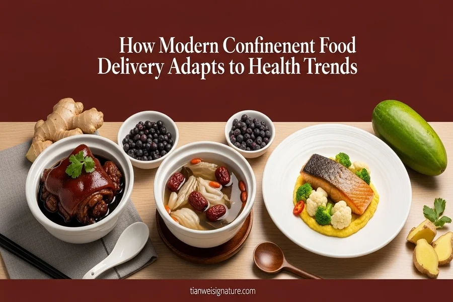 How Modern Confinement Food Delivery Adapts to Health Trends (Low-Salt, Organic, Gluten-Free)